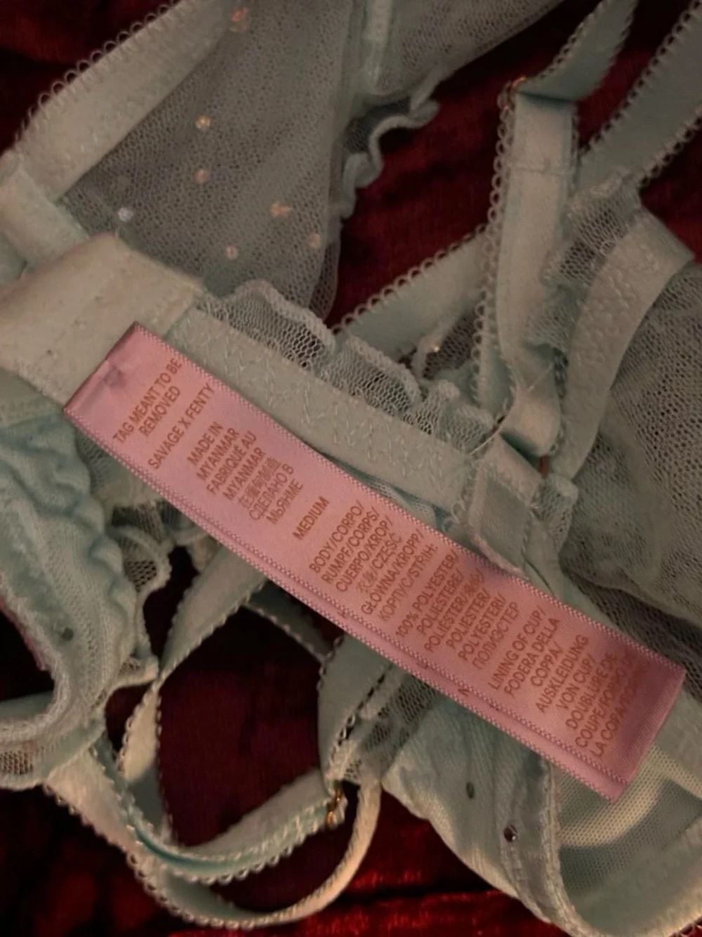 Savage X Fenty Sparkle Puff Bralette